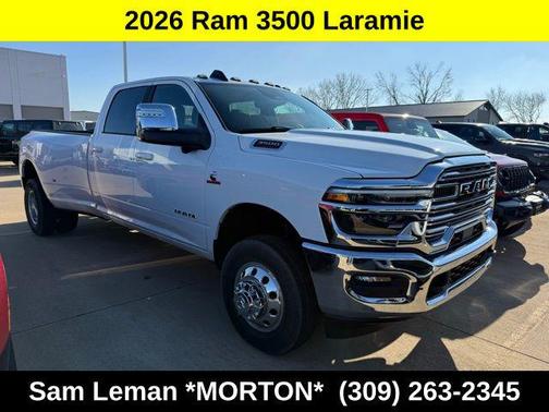 Bright White Clearcoat 2026 RAM 3500 Laramie