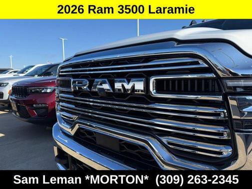 Bright White Clearcoat 2026 RAM 3500 Laramie
