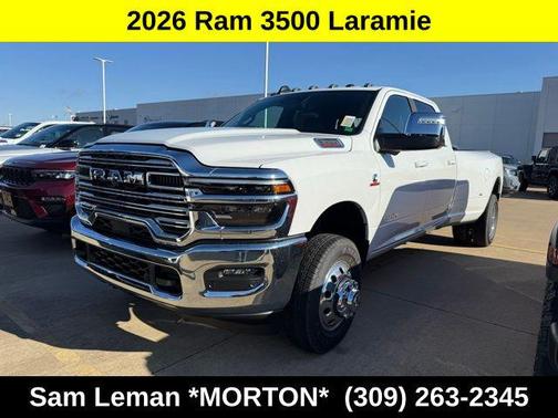 Bright White Clearcoat 2026 RAM 3500 Laramie