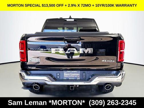 Diamond Black Crystal Pearlcoat 2026 RAM 1500 Longhorn