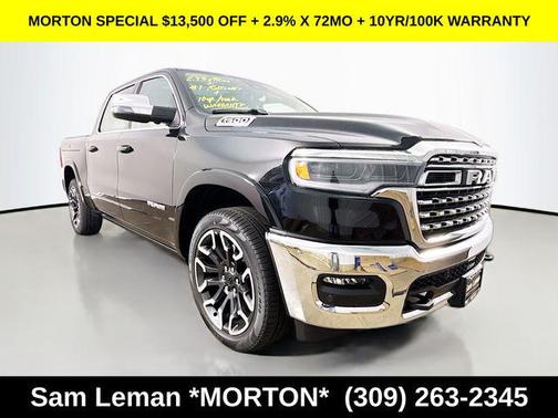 Diamond Black Crystal Pearlcoat 2026 RAM 1500 Longhorn