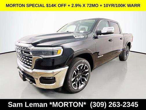 Diamond Black Crystal Pearlcoat 2026 RAM 1500 Longhorn