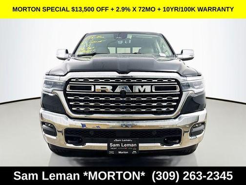 Diamond Black Crystal Pearlcoat 2026 RAM 1500 Longhorn