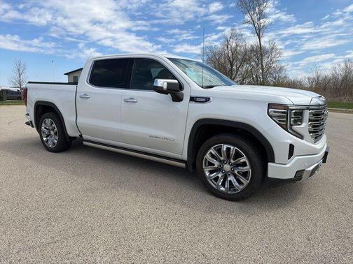 White Frost Tricoat 2025 GMC Sierra 1500 Denali