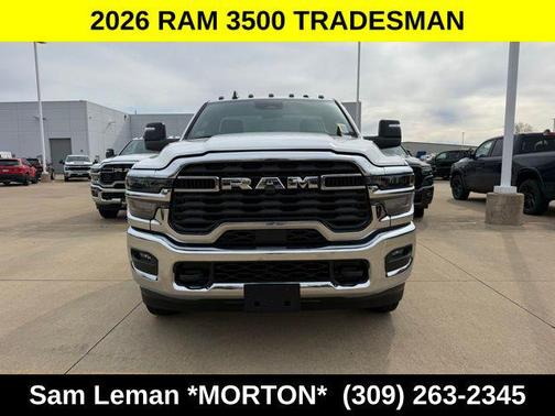 Bright White Clearcoat 2026 RAM 3500 Tradesman
