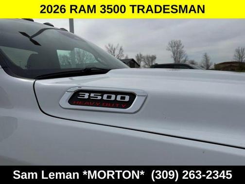 Bright White Clearcoat 2026 RAM 3500 Tradesman
