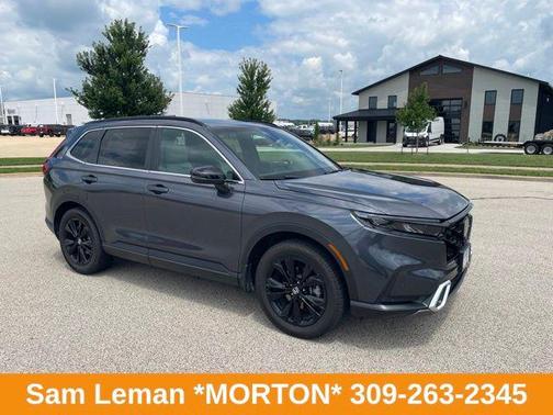 Meteorite Gray Metallic 2025 Honda CR-V Hybrid Sport Touring AWD