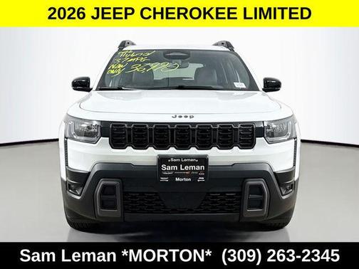 Bright White Clearcoat 2026 Jeep Cherokee Limited