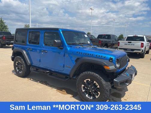 Hydro Blue Pearl Coat 2024 Jeep Wrangler 4xe Rubicon