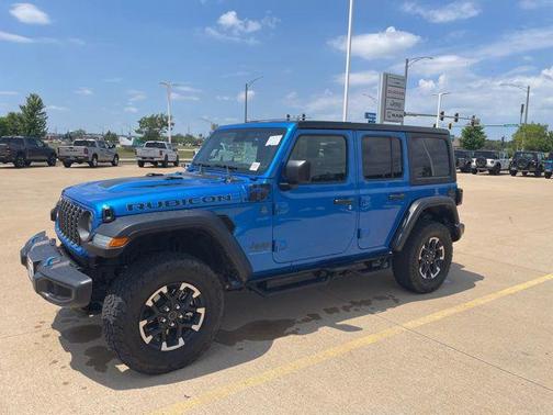 Hydro Blue Pearl Coat 2024 Jeep Wrangler 4xe Rubicon
