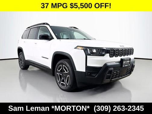 Bright White Clearcoat 2026 Jeep Cherokee Limited