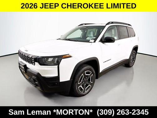 Bright White Clearcoat 2026 Jeep Cherokee Limited