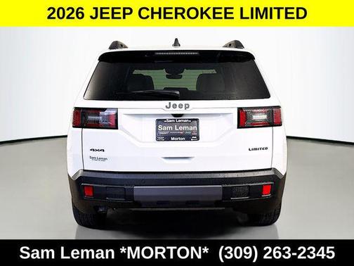 Bright White Clearcoat 2026 Jeep Cherokee Limited