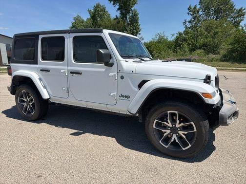Bright White Clearcoat 2024 Jeep Wrangler 4xe Sport S