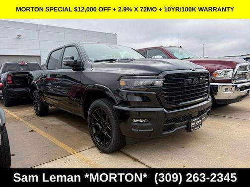 Diamond Black Crystal Pearlcoat 2026 RAM 1500 Laramie
