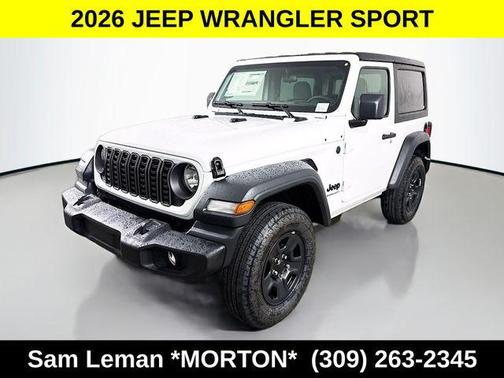 Bright White Clearcoat 2026 Jeep Wrangler Sport