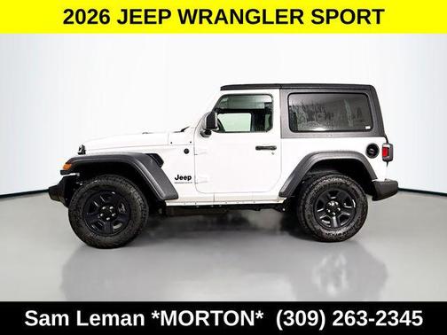 Bright White Clearcoat 2026 Jeep Wrangler Sport