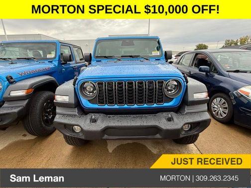 Hydro Blue Pearl Coat 2026 Jeep Wrangler Sport S