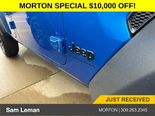 Hydro Blue Pearl Coat 2026 Jeep Wrangler Sport S