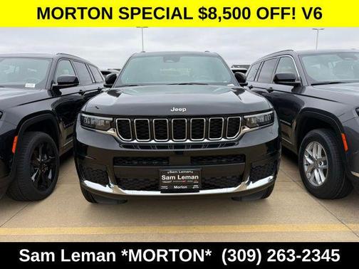 Diamond Black Crystal Pearlcoat 2025 Jeep Grand Cherokee L Laredo