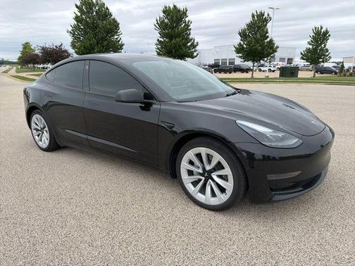 Solid Black 2022 Tesla Model 3 Standard Range