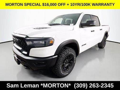 Bright White Clearcoat 2026 RAM 1500 Rebel