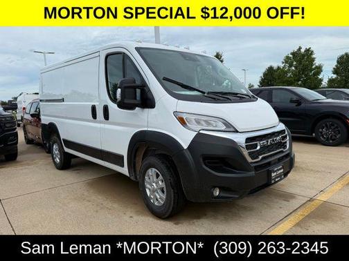 Bright White Clearcoat 2025 RAM ProMaster 1500 Low Roof