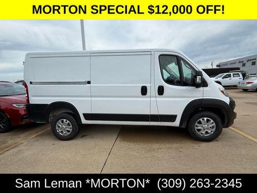 Bright White Clearcoat 2025 RAM ProMaster 1500 Low Roof