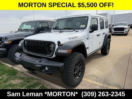Bright White Clearcoat 2026 Jeep Wrangler Willys