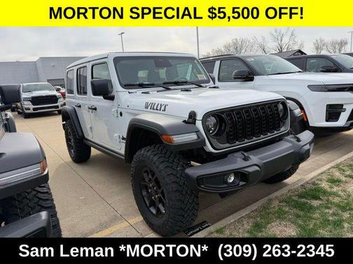 Bright White Clearcoat 2026 Jeep Wrangler Willys