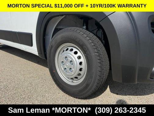 Bright White Clearcoat 2026 RAM ProMaster 2500 Tradesman