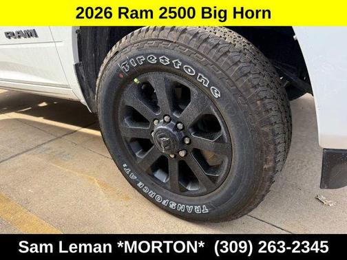 Bright White Clearcoat 2026 RAM 2500 Big Horn