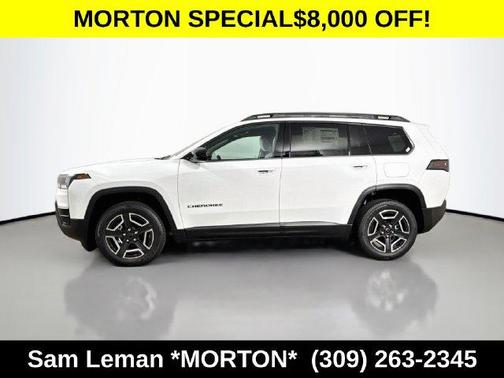 Bright White Clearcoat 2026 Jeep Cherokee Laredo