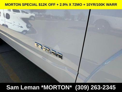 Bright White Clearcoat 2026 RAM 1500 Laramie