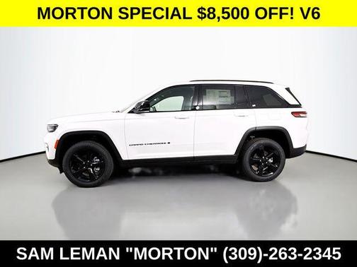 Bright White Clearcoat 2025 Jeep Grand Cherokee Limited