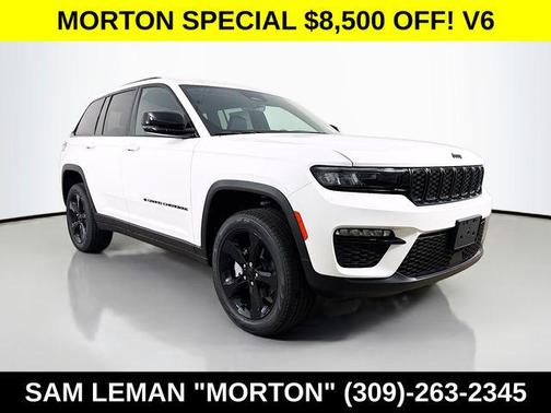 Bright White Clearcoat 2025 Jeep Grand Cherokee Limited