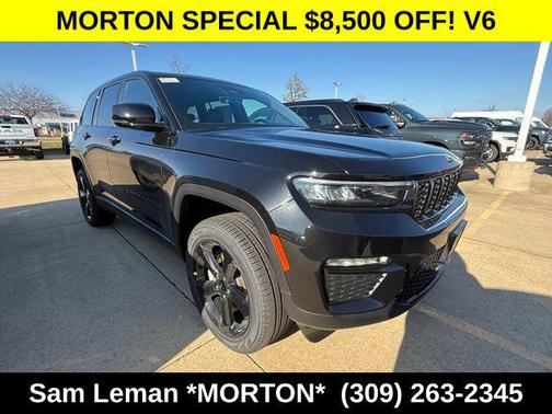 Diamond Black Crystal Pearlcoat 2025 Jeep Grand Cherokee Limited