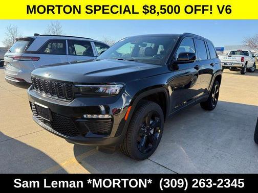Diamond Black Crystal Pearlcoat 2025 Jeep Grand Cherokee Limited