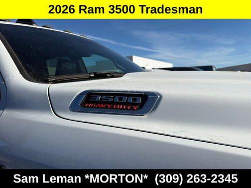 Bright White Clearcoat 2026 RAM 3500 Tradesman