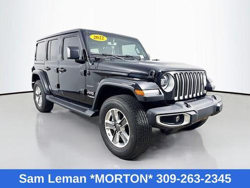 Black Clearcoat 2022 Jeep Wrangler Unlimited Sahara