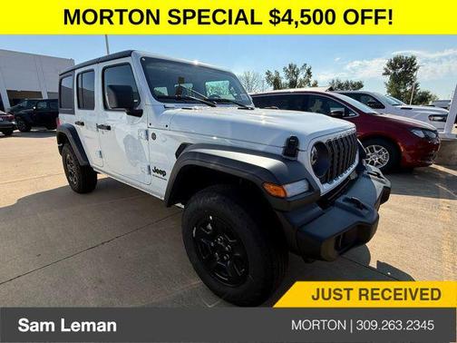 Bright White Clearcoat 2026 Jeep Wrangler Sport