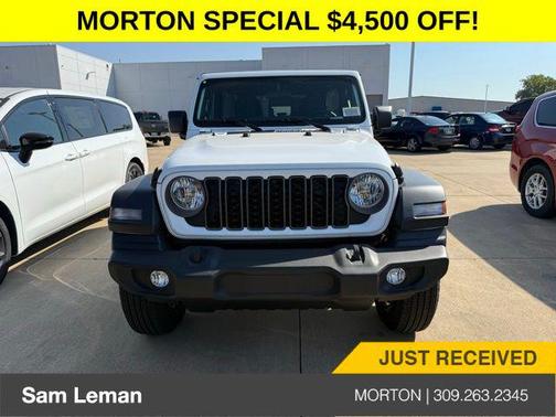 Bright White Clearcoat 2026 Jeep Wrangler Sport