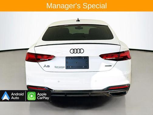 Arkona White 2024 Audi A5 Sportback 45 S Line Premium Plus