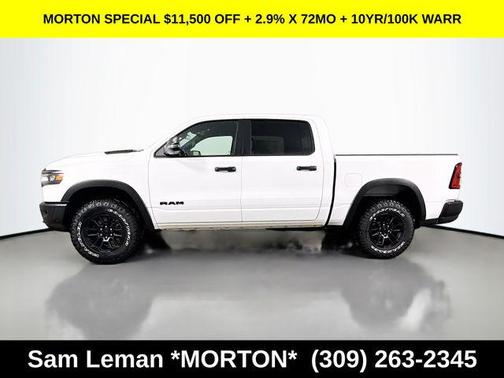 Bright White Clearcoat 2026 RAM 1500 Rebel