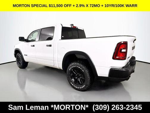 Bright White Clearcoat 2026 RAM 1500 Rebel