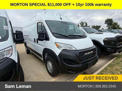 Bright White Clearcoat 2026 RAM ProMaster 2500 Tradesman