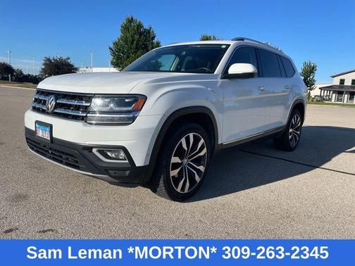 Pure White 2019 Volkswagen Atlas SEL Premium