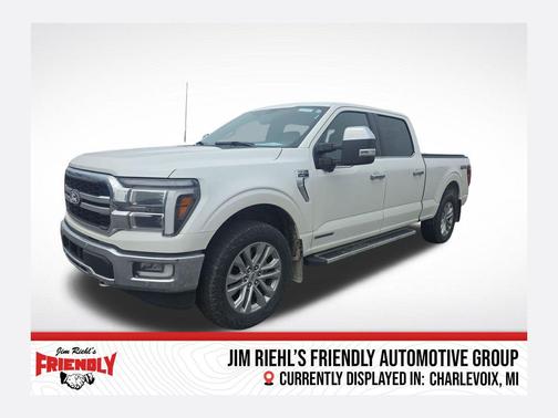 Star White Metallic Tri-Coat 2024 Ford F-150 Lariat