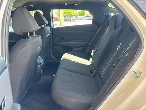Serenity White 2025 Hyundai ELANTRA HEV SEL Sport