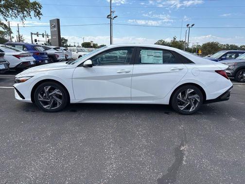 Serenity White 2025 Hyundai ELANTRA HEV Limited